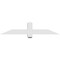 Ekena Millwork Eugene Architectural Grade PVC Gable Bracket, 48"W x 10"H x 4"D x 4"F, 5/12 Pitch GBP048X10X0404EUG00 - alternate 5